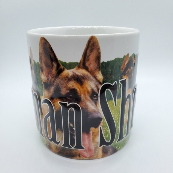 Large German Shepherd coffee cup mug - Picture 2 of 8
